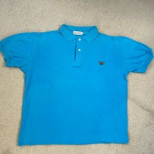 Vintage Giorgio Armani turquoise woman’s M polo shirt
